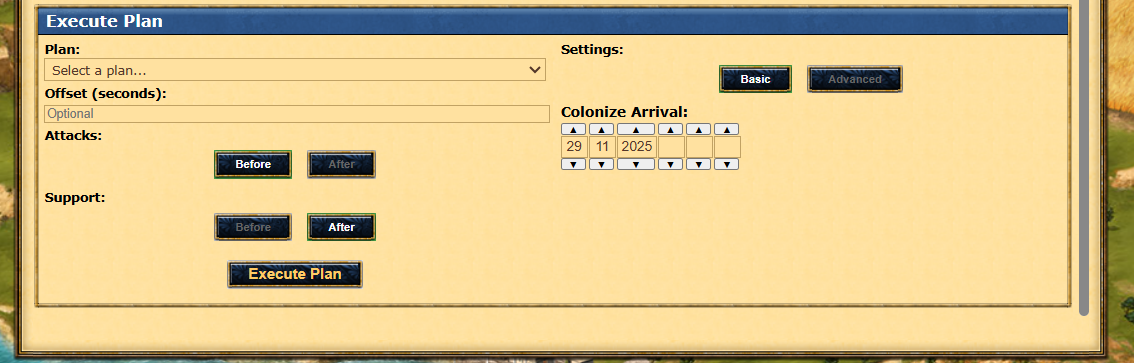 Execute Plan Interface