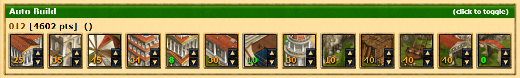 Auto Build Interface